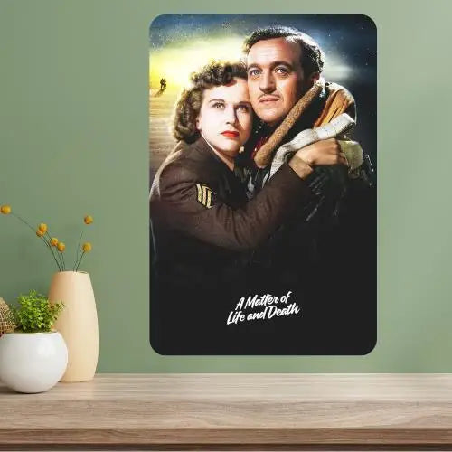 Classic Movie Metal Poster Sign – A Matter of Life & Death Metal Wall Sign Axl aluminum sign aluminum 40x30cm