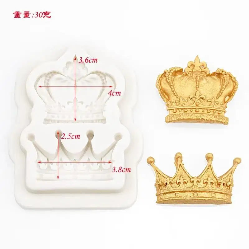 3D Crown Silicone Mold – Princess Fondant & Candy Cake Mold Silicone Baking Mold Axl