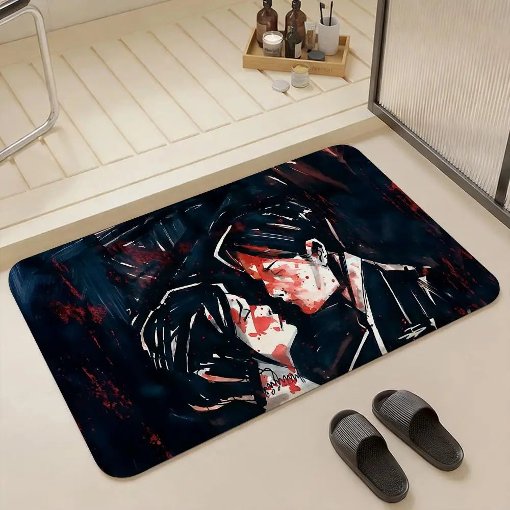 My Chemical Romance Flannel Floor Mat – Non-Slip Indoor Rug Flannel Floor Mat Axl