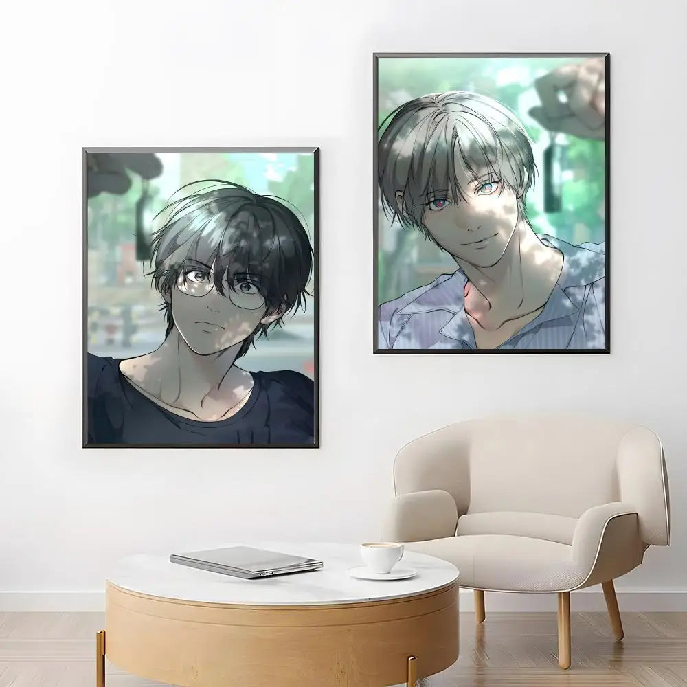 Lost In The Cloud Webtoon Wall Poster – Self-Adhesive Art Sticker Wall Art Poster Axl