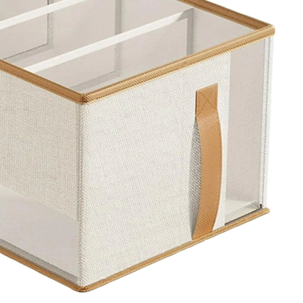 Foldable Closet Purse Organizer – 5-Compartment Wardrobe Bin Closet Organizer Bin Axl