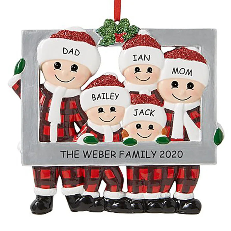 Reindeer Family Christmas Tree Ornament Pendant | 2–6 People Christmas Tree Ornament Axl style 6 1