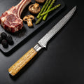 67-Layer Damascus Steel Chef Knife – Boning & Slicing Damascus Chef Knife Axl Boning Knife