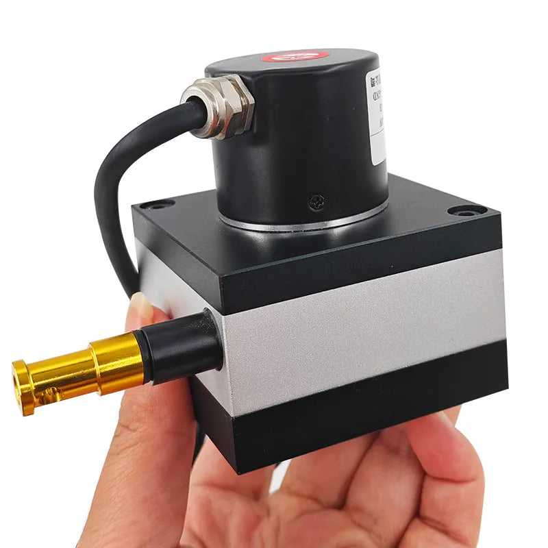 E38S Rope Pull Encoder 5-24V NPN 600/1000PPR Distance Sensor Rope Pull Encoder Axl