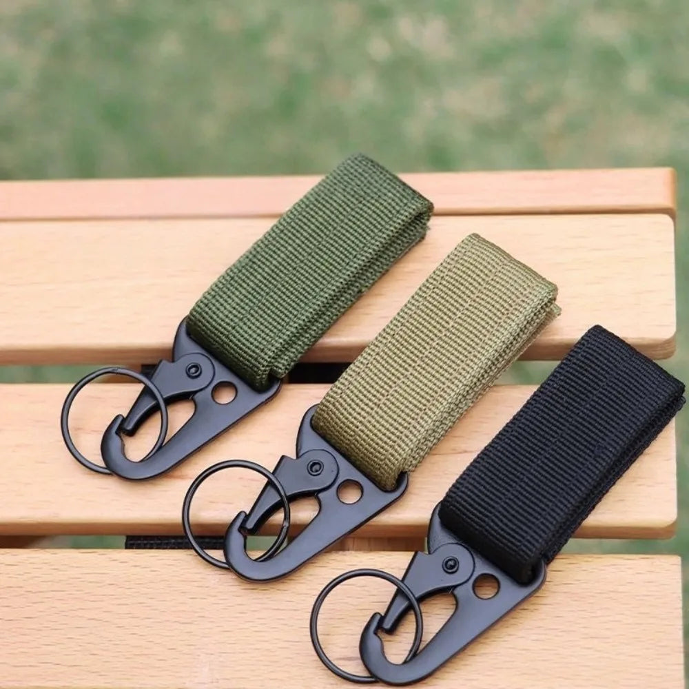 Nylon Carabiner Key Hook Belt Clip | Outdoor Camping Buckle Carabiner Belt Clip Axl