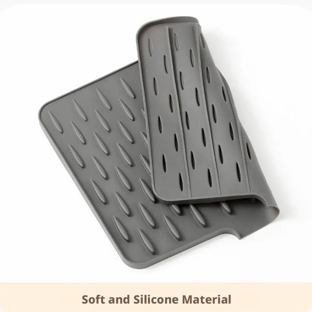 Silicone Drain Mat – Anti-Slip Heat-Resistant Kitchen Pad Silicone Drain Mat Axl