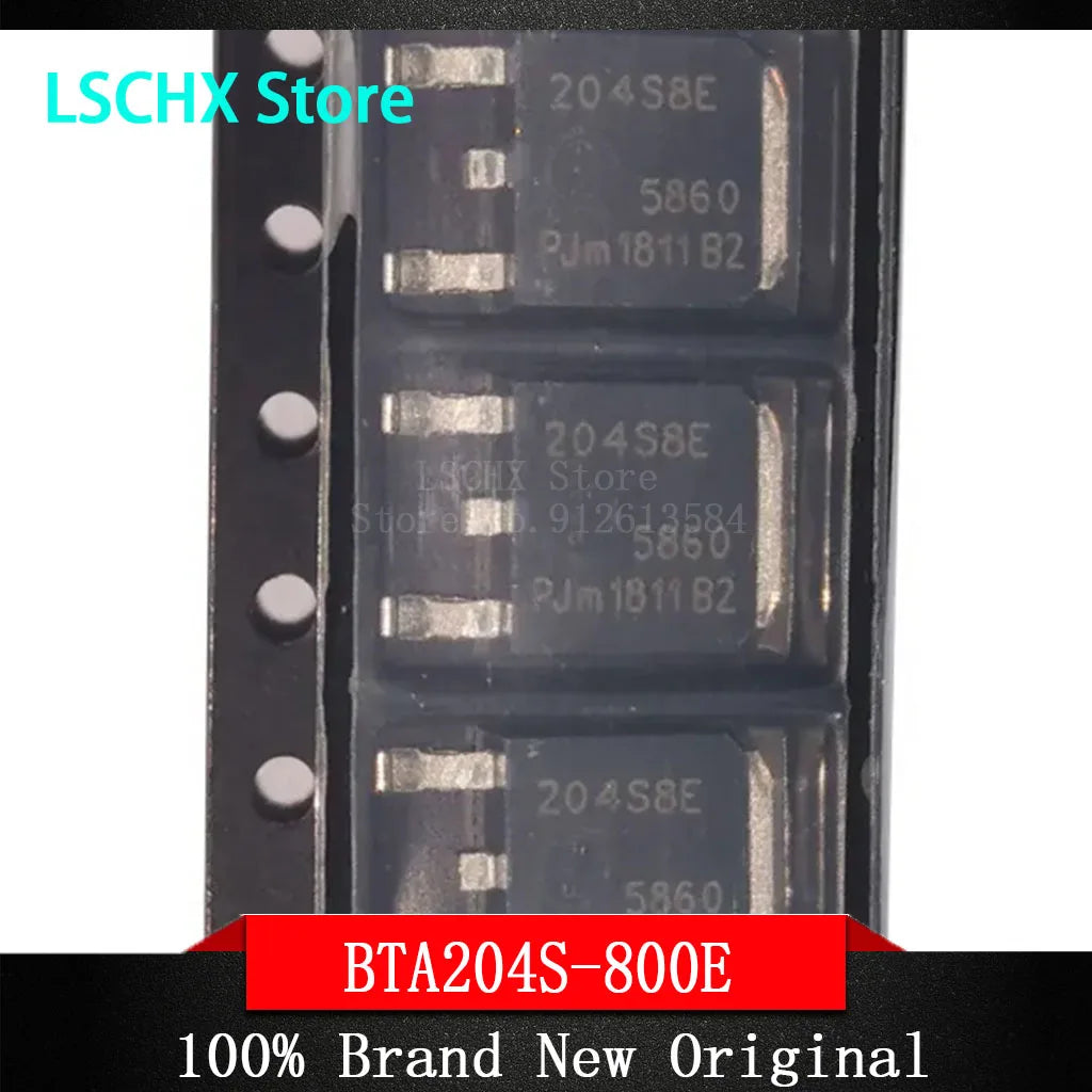 BTA204S-800E TRIAC Chipset TO-252 – Pack of 10 Units TRIAC Semiconductor Axl