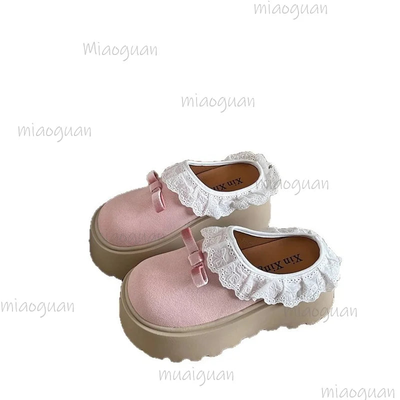Women's Bow Wedge Platform Half Slippers – High Heel Mules Wedge Platform Mules Axl