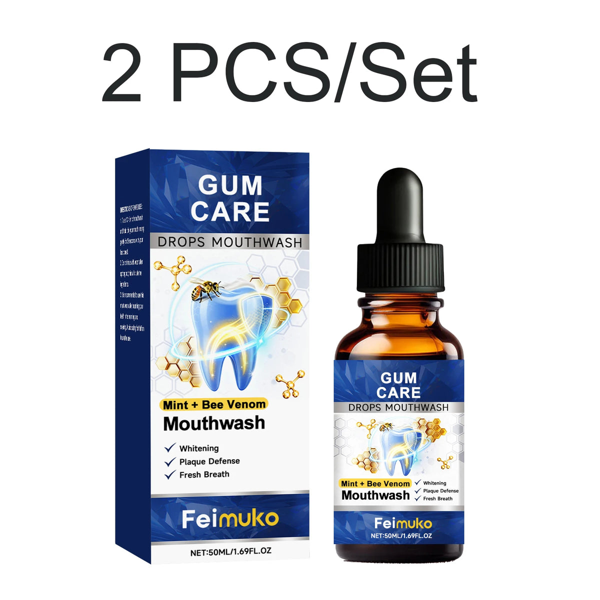 Gum Repair Drops Concentrated Mouthwash – Oral Care 50ml Concentrated Mouthwash Axl 2 PCS