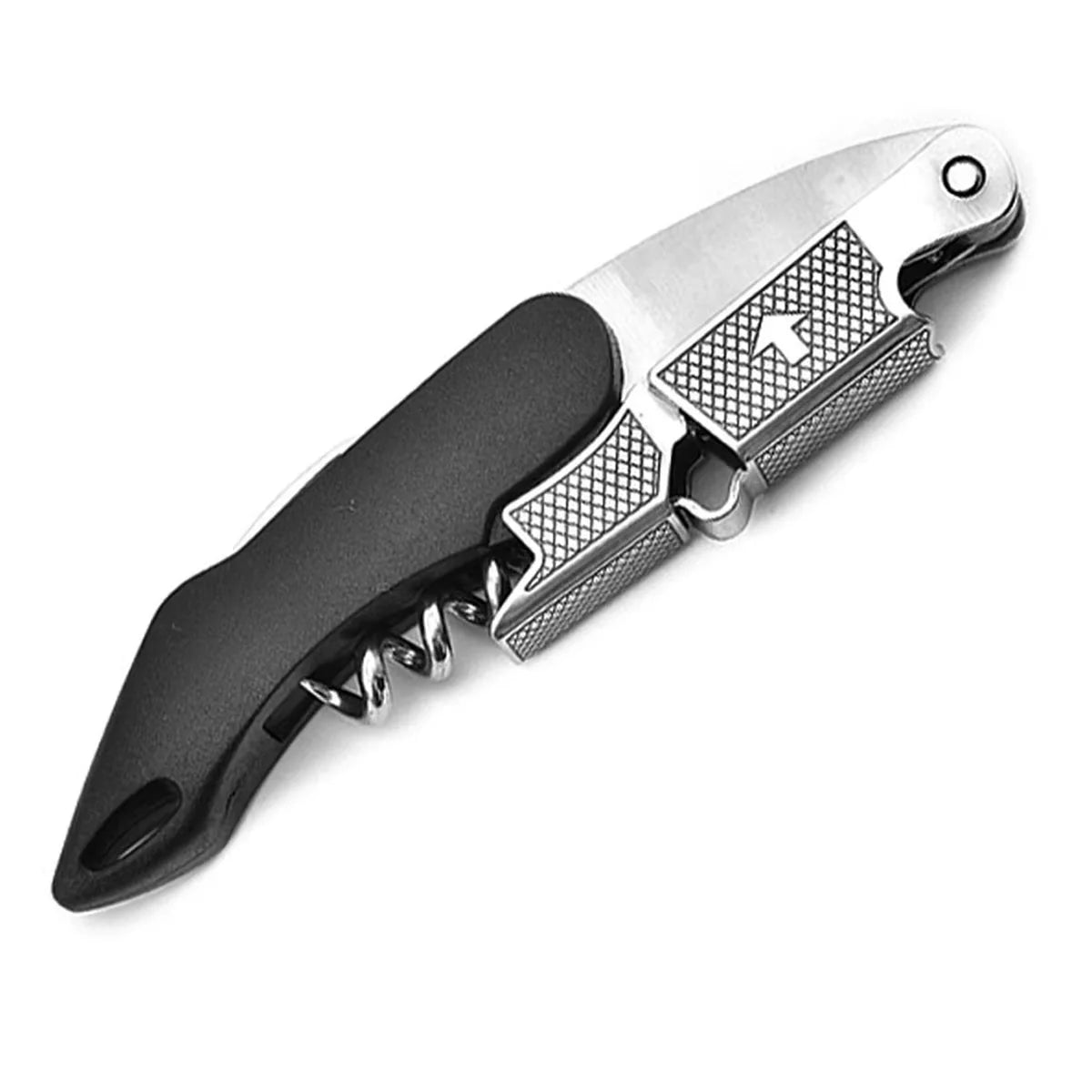 Leeseph Double Hinged Wine Opener – Stainless Steel Corkscrew Wine Corkscrew Opener Axl K