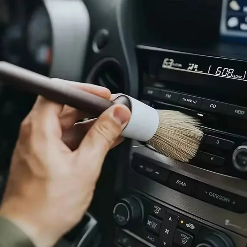 3-Piece Car Detail Brush Set – Interior & Exterior Cleaning Kit Car Detailing Brush Axl