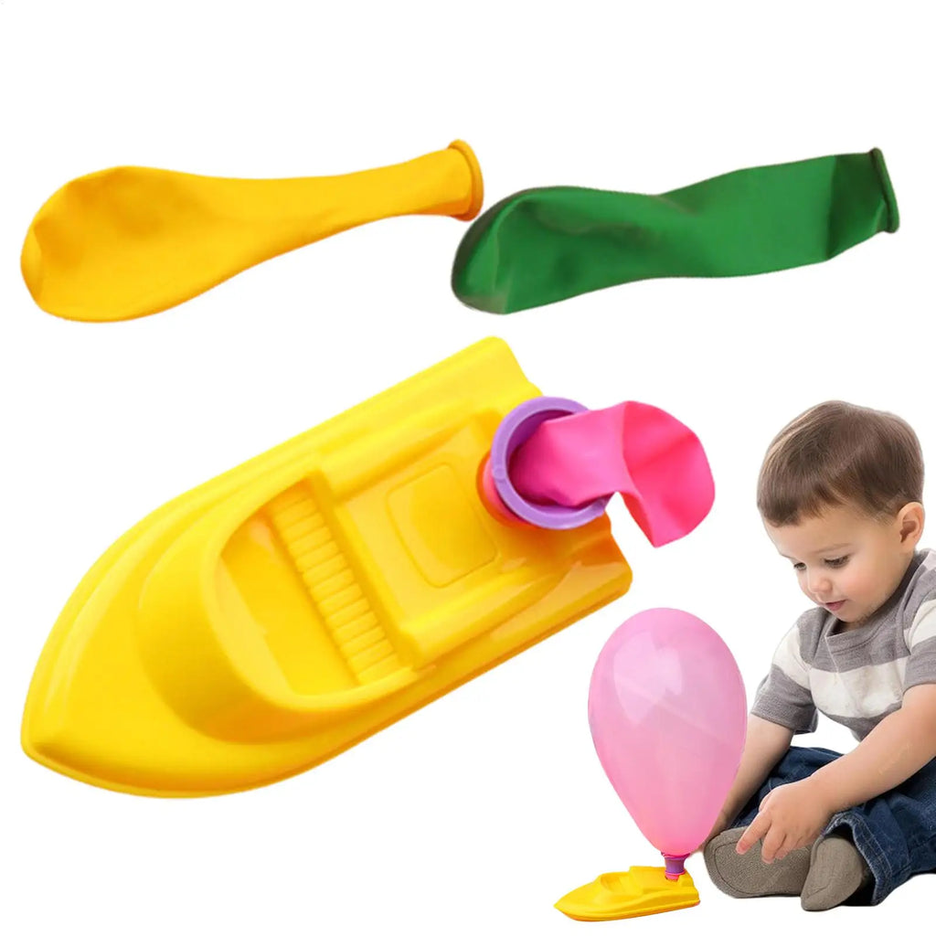 Balloon Power Boat DIY Science Toy – STEM Bath Toy for Kids DIY Science Toy Axl