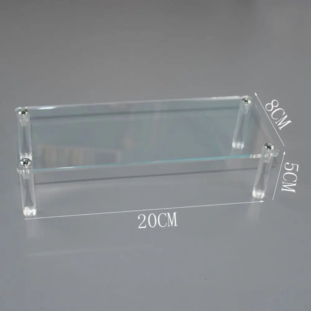 Acrylic Ladder Display Stand – Figurine, Doll & Makeup Shelf Acrylic Display Stand Axl