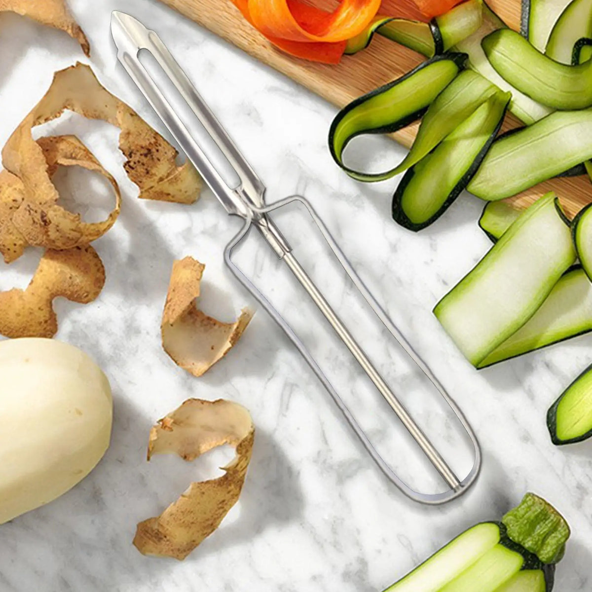 Stainless Steel Vegetable Peeler – Multi-Function Kitchen Tool Vegetable Peeler Axl