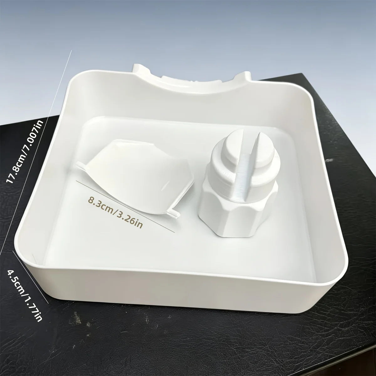 Washing Machine Drain Tray with Deflector & Lid Tool Set Washing Machine Accessory Axl