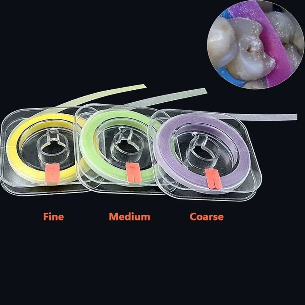 Dental Polishing Strips – Color-Coded Tooth Finishing Roll Dental Polishing Strips Axl