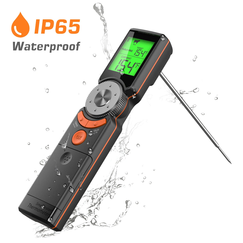 Instant Read Meat Thermometer – LCD Digital BBQ & Kitchen Kitchen Thermometer Axl