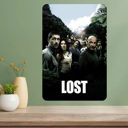 Lost TV Show Metal Poster Sign – Retro Aluminum Wall Art Metal Wall Sign Axl aluminum sign aluminum 40x30cm