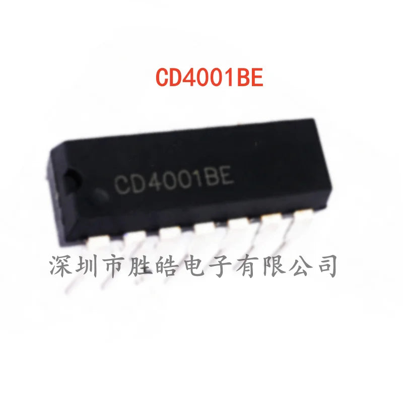 10PCS CD4001BE NOR Gate Logic IC DIP-14 CMOS Chip Logic IC Chip Axl Default Title