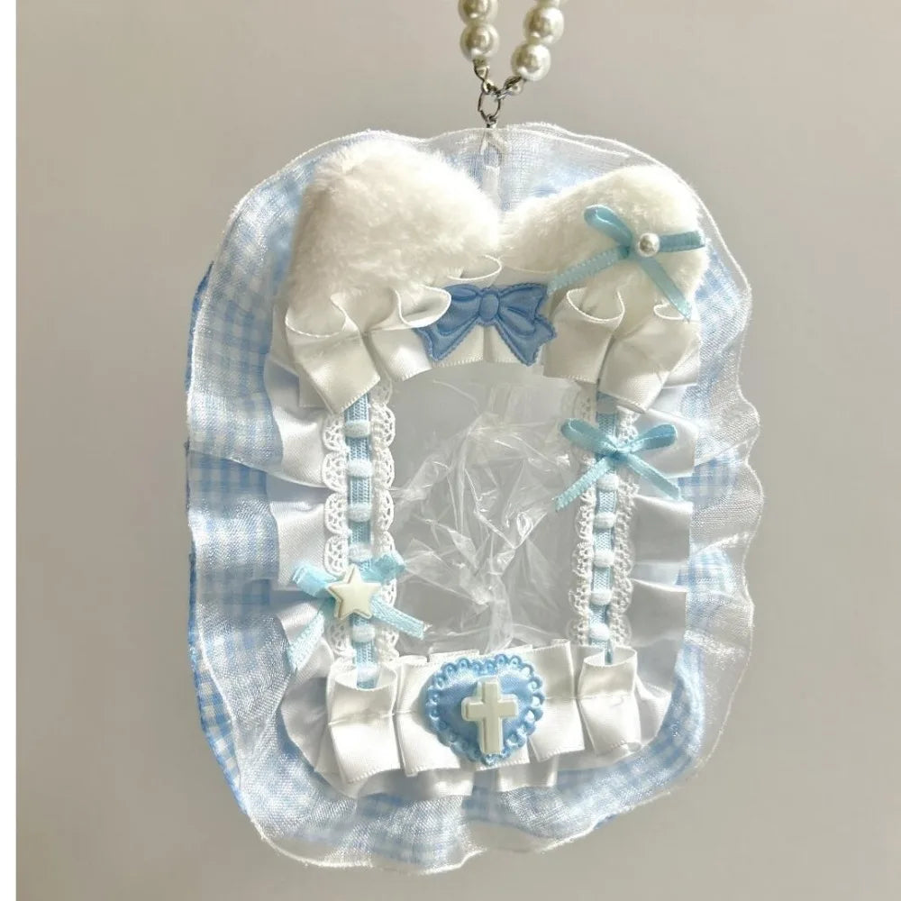Kawaii Lolita Photocard Case – Ribbon & Lace Card Holder Photocard Holder Axl