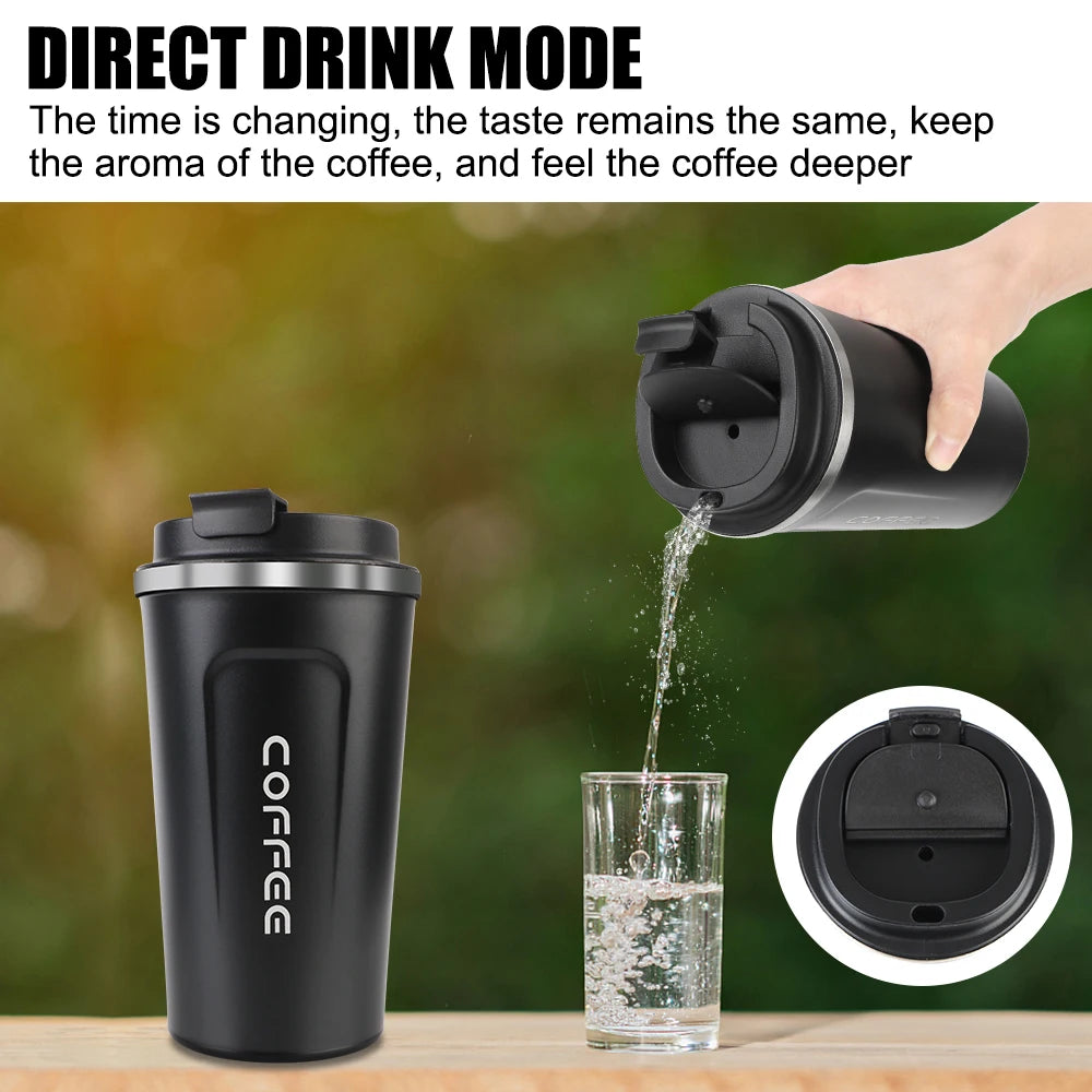 Double-Wall Stainless Steel Travel Thermos Mug 380/510ml Travel Thermos Mug Axl