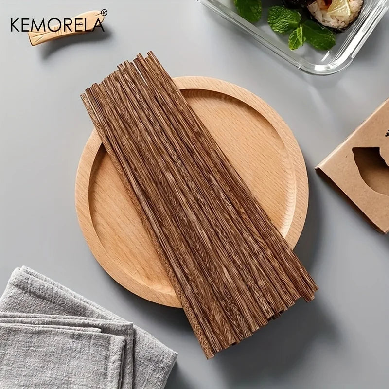 5-Pack Natural Wooden Chopsticks – No Paint No Wax Wooden Chopsticks Axl