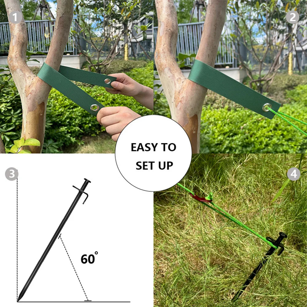 Tree Stake & Support Kit for Newly Planted Young Trees Tree Staking Kit Axl