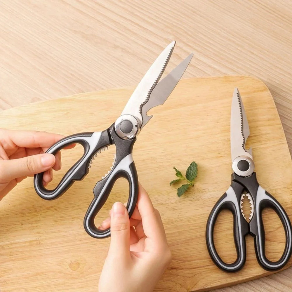 Heavy-Duty Stainless Steel Kitchen Scissors | Multi-Use Kitchen Scissors Axl