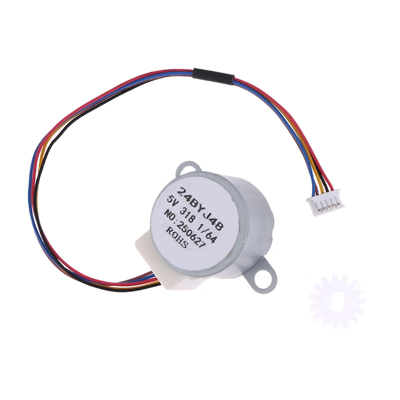 DC Stepper Motor 24BYJ48 5V 2W – 6 RPM Step Gear Motor DC Stepper Motor Axl