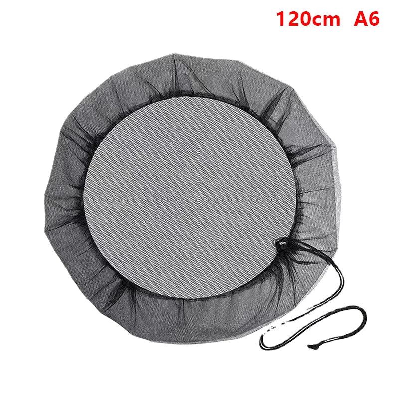 Mesh Cover Netting for Rain Barrels – Anti-Mosquito Tank Cover Rain Barrel Cover Axl 120cm
