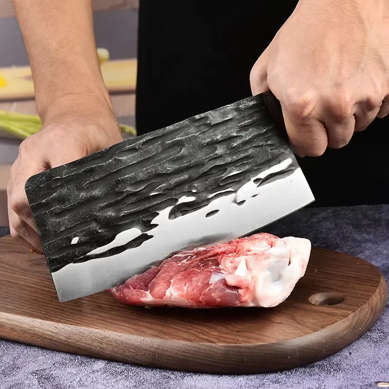 Handmade Forged Serbian Chef Cleaver | High-Carbon Boning Knife Chef Cleaver Knife Axl