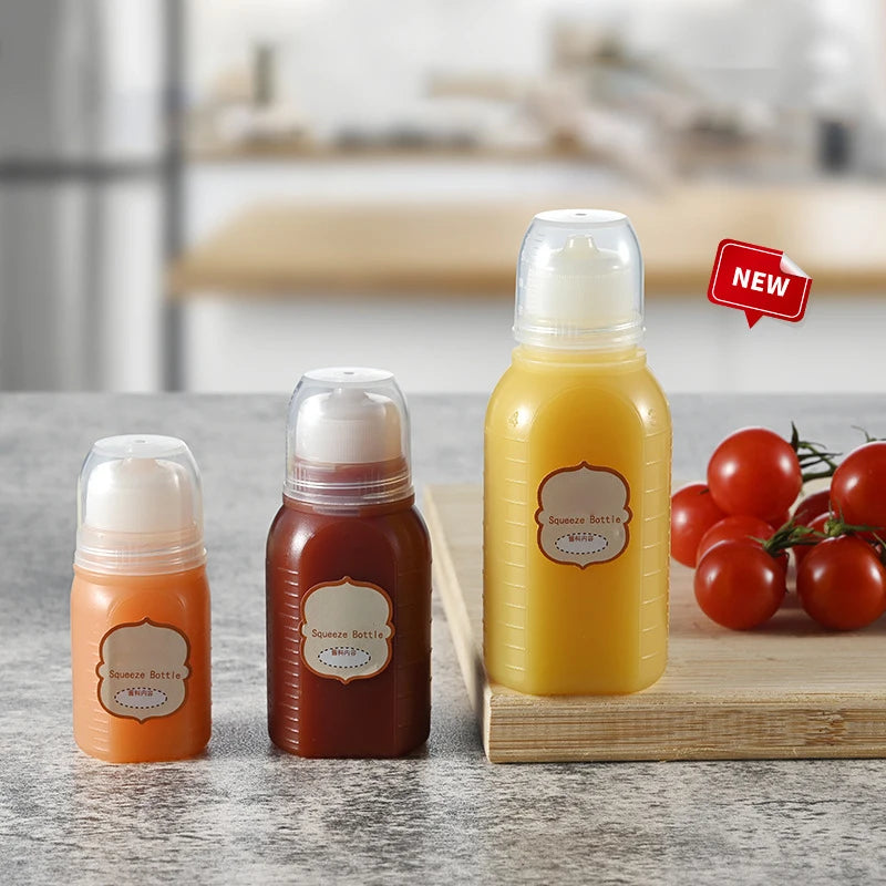 Mini Squeeze Bottles 30/60/100ml – Sauce & Condiment Container Condiment Squeeze Bottle Axl