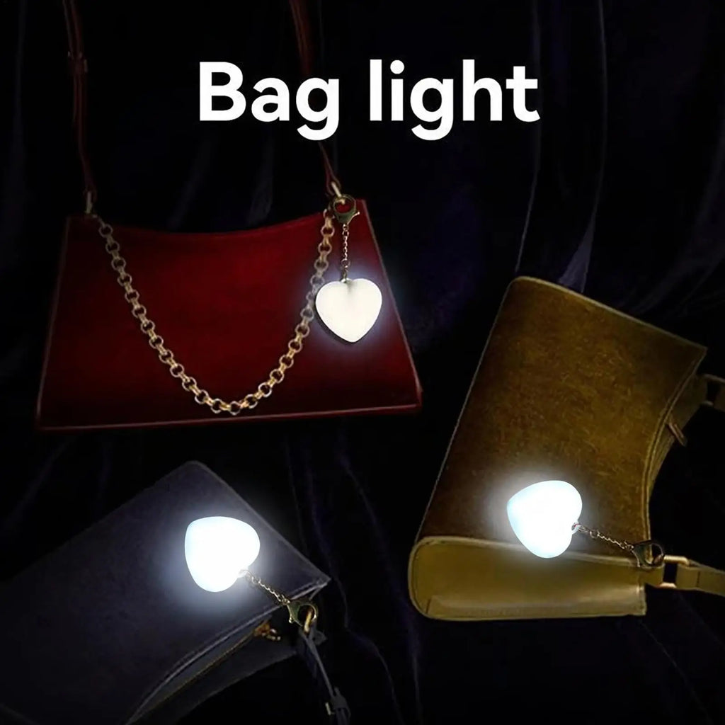 Heart LED Purse Light – Touch Sensor Handbag Lamp for Women LED Purse Light Axl