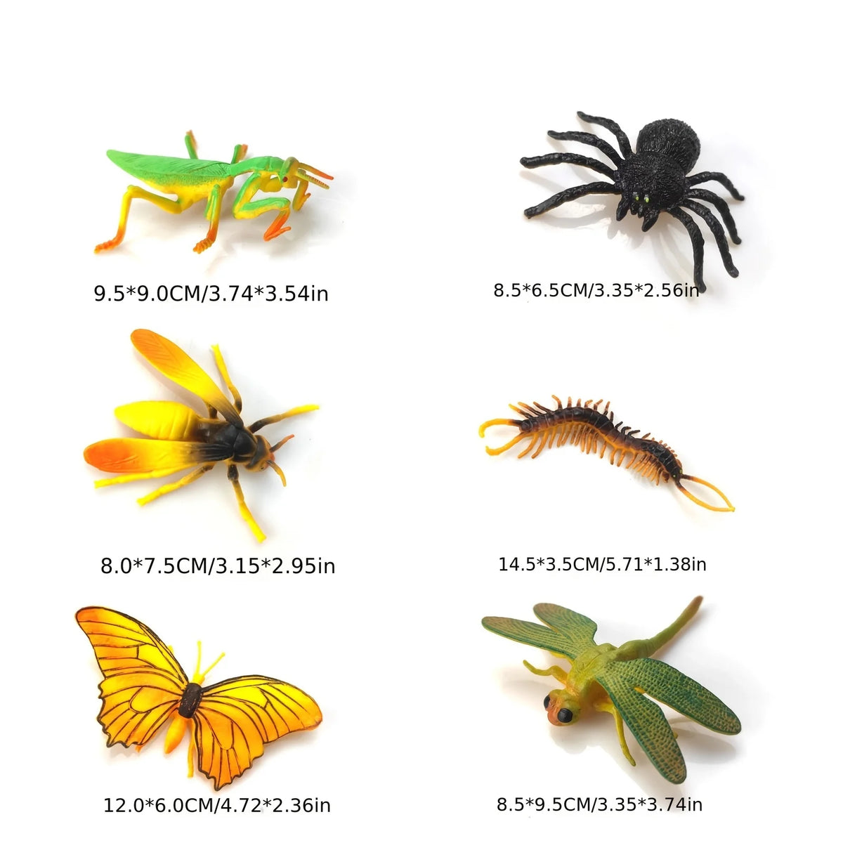 12 Realistic Fake Insects – Halloween & April Fool's Party Props Halloween Party Props Axl