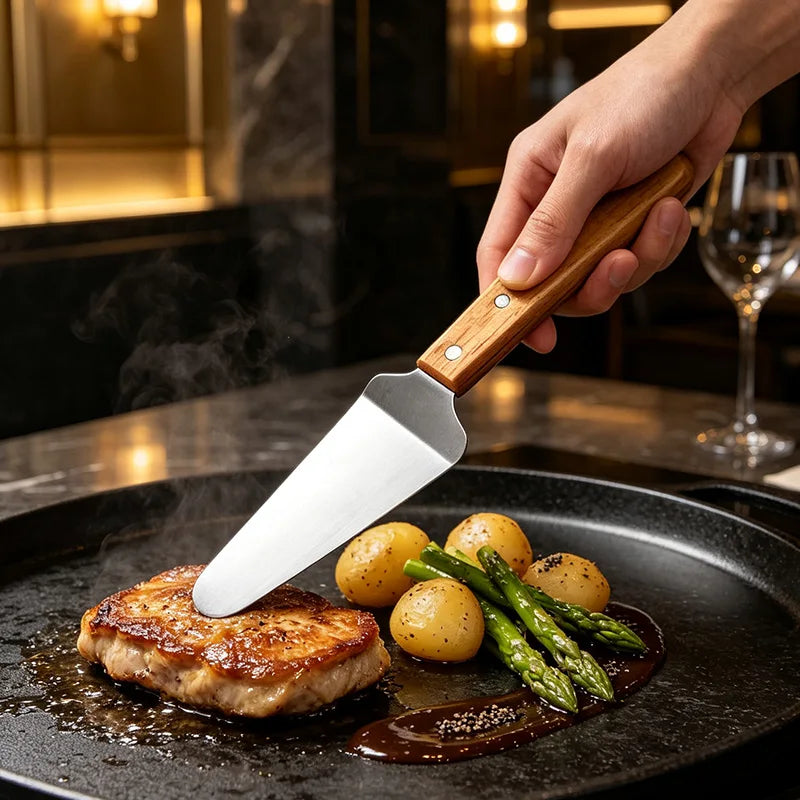 Stainless Steel Spatula & Grill Scraper | BBQ Cooking Tool BBQ Spatula & Scraper Axl