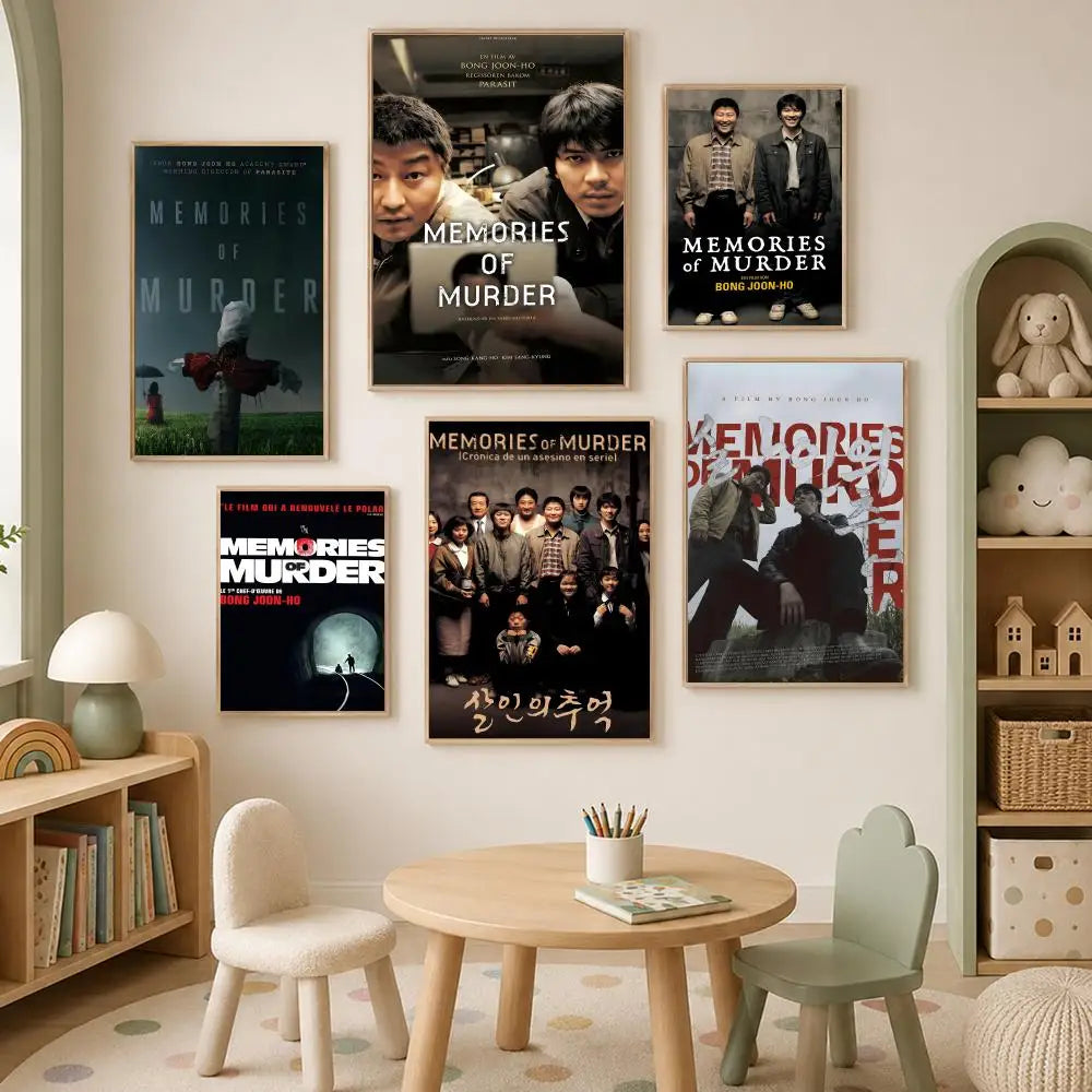Memories of Murder Movie Poster – HD Self-Stick PVC Wall Art Movie Wall Poster Axl
