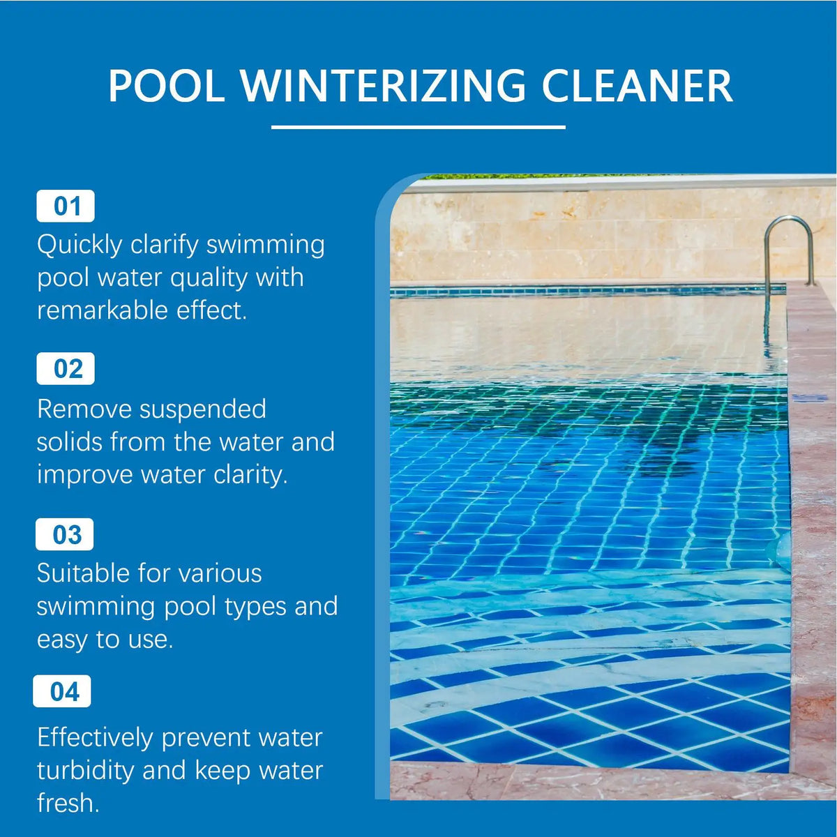 Pool Water Clarifier 100ml – Flocculant for Pools & Hot Tubs Pool Clarifier Axl