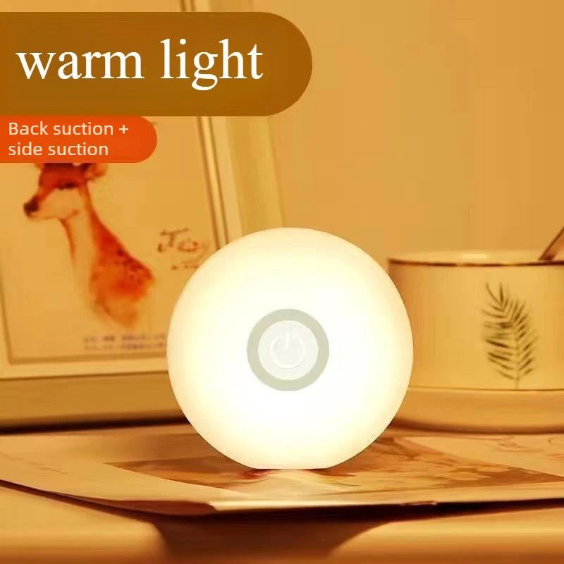 USB Rechargeable LED Night Light – Touch Sensor Magnetic Wall Lamp LED Night Light Axl Warm-1pcs