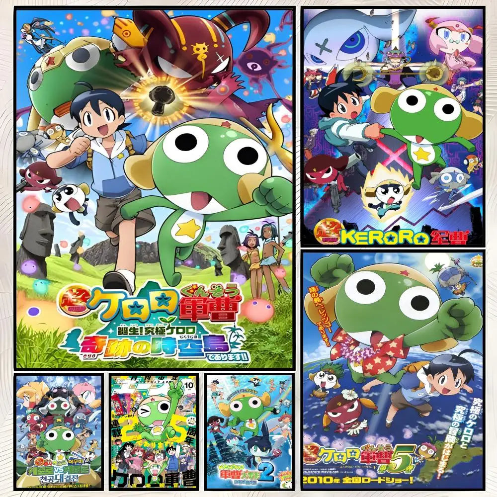 Sgt. Frog Anime Self-Stick HD PVC Wall Poster – Waterproof Anime Wall Poster Axl