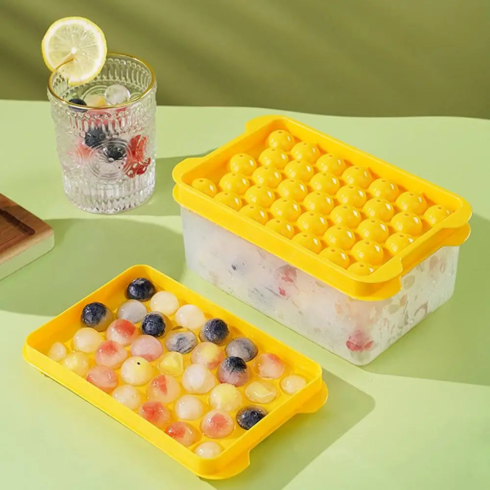 Large Capacity 3-Piece Ice Cube Tray Set – Easy Release Mold Ice Cube Tray Axl