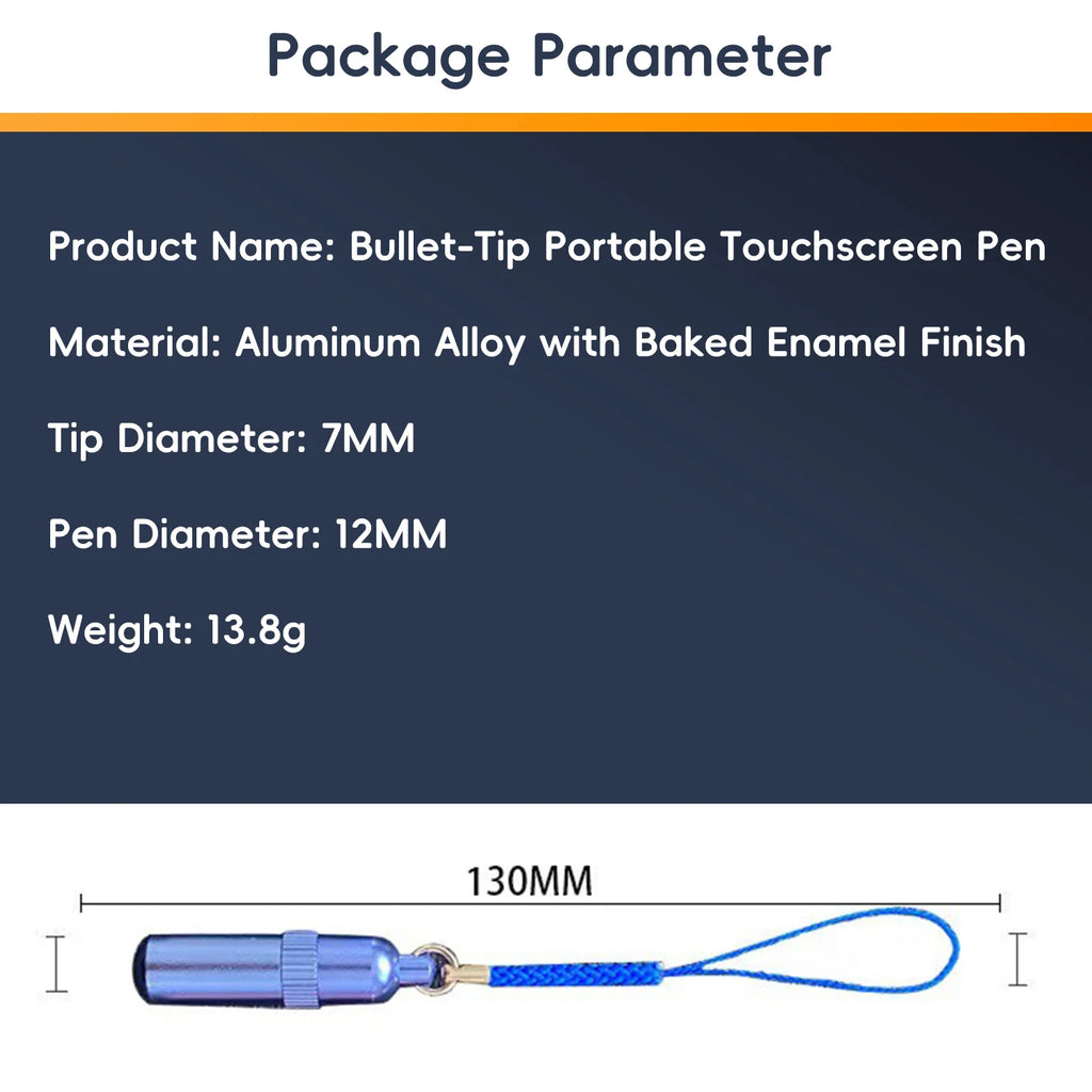 GUUGEI Mini Capsule Stylus – Universal Touchscreen Pen Capacitive Stylus Pen Axl