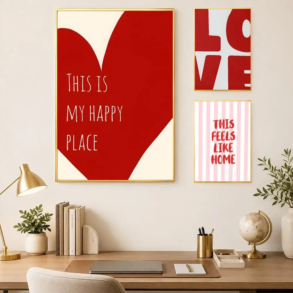 This Is My Happy Place Self-Stick Wall Art Poster | HD Décor Wall Art Poster Axl