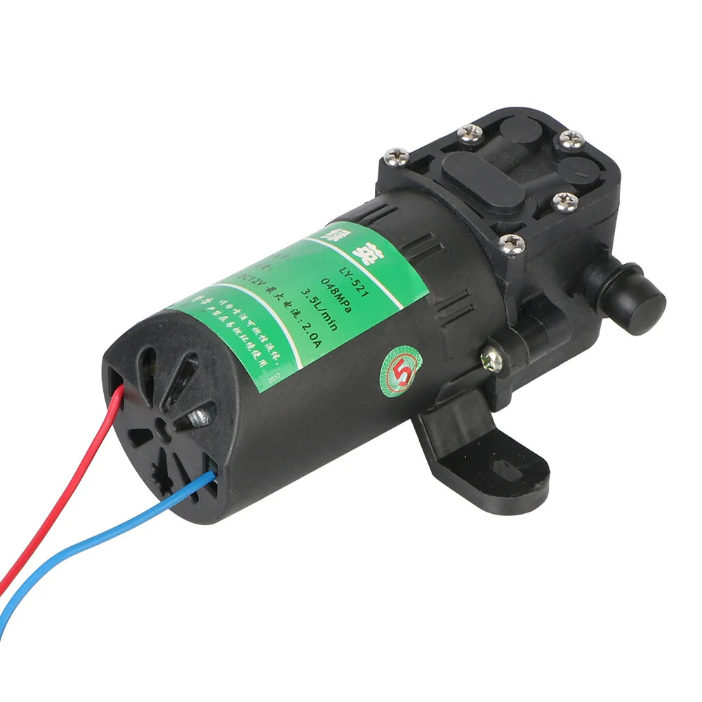 DC 12V High-Pressure Diaphragm Water Pump 3.5L/min Diaphragm Water Pump Axl
