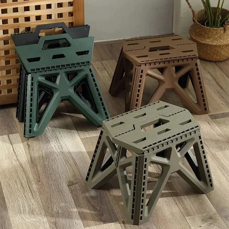 Portable Folding Stool – Foldable Chair for Camping & Outdoor Folding Camping Stool Axl