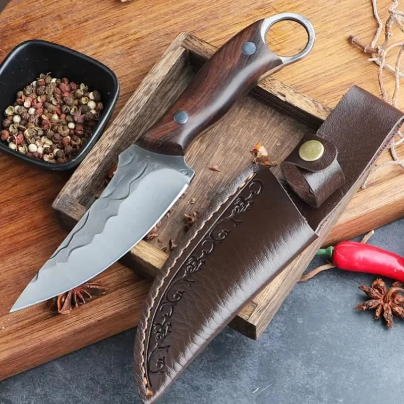InLeung Boning Knife – Stainless Steel & Wooden Handle Chef Knife Boning Knife Axl