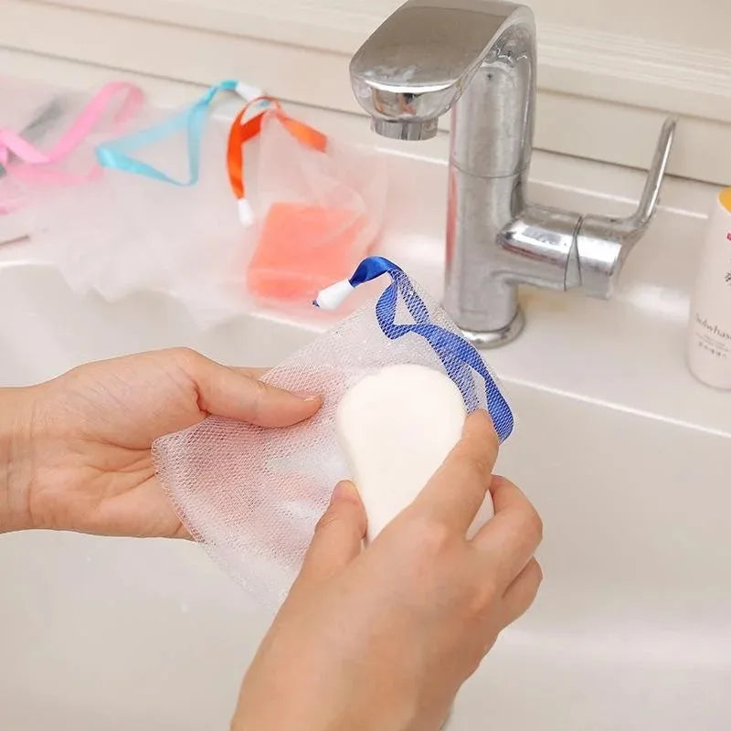 10-Pack Soap Foaming Mesh Bags for Shower | Lather Net Bags Soap Mesh Bag Axl
