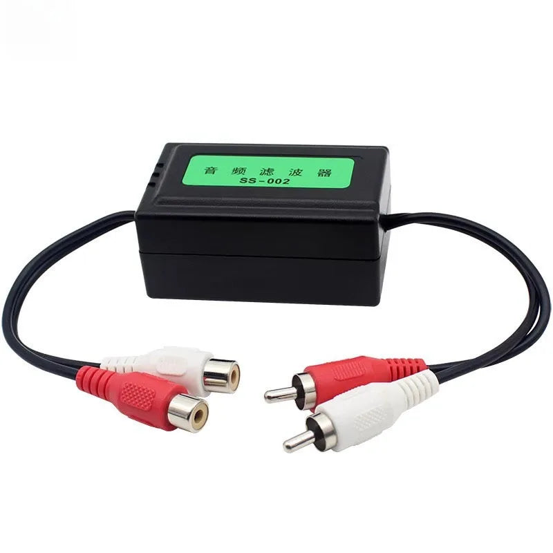 Car Audio Ground Loop Isolator – 3.5mm & RCA Noise Filter Audio Noise Filter Axl