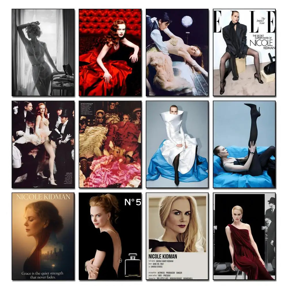 Nicole Kidman HD Poster – Waterproof Wall Art Home Decor Wall Art Poster Axl