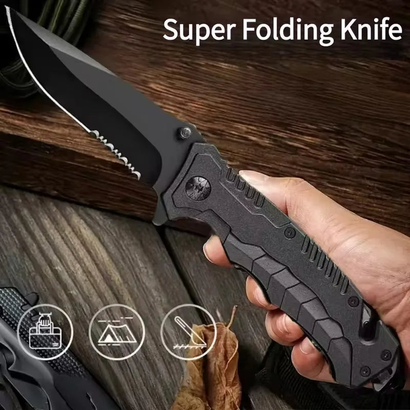 Multifunctional Folding Knife – Camping & Hiking Blade Folding Camping Knife Axl 1PC