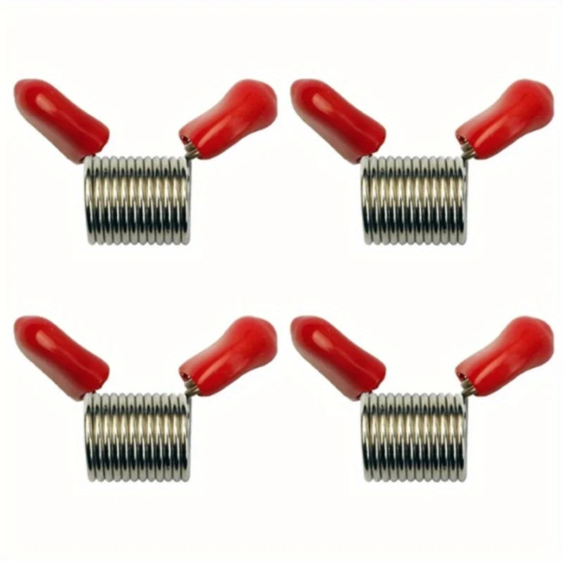 Bead Stopper 4-Piece Spring Fastener Set for Jewelry Making Jewelry Making Tool Axl Red